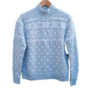 NEW, Ralph Lauren Exclusive Hand Knit Northern Lights Wool Mohair Sweater